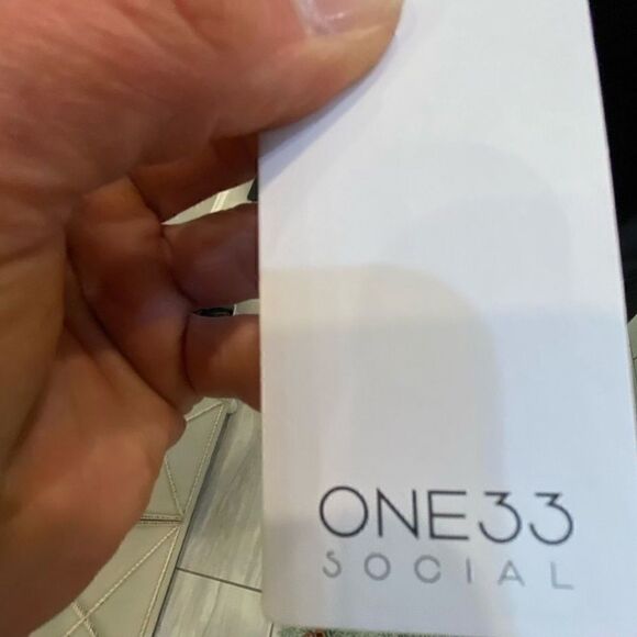 ONE33 Social Fringe Drape Minidress in Black New with Tags! Size 12 - Picture 7 of 15